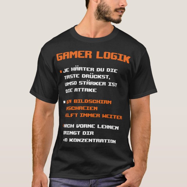 Camiseta Juegos de vídeo Gamble Logic (Anverso)