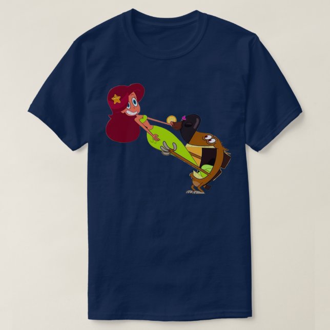 Camiseta juegos de zig y sharko 1 (Diseño del anverso)