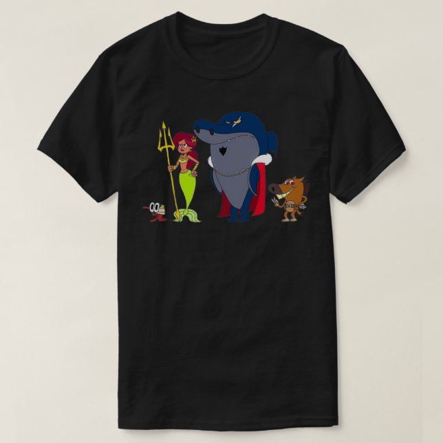 Camiseta juegos de zig y sharko 4 (Diseño del anverso)