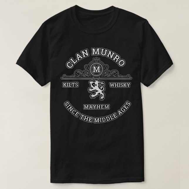 Camiseta Juegos del Clan Munro Scottish Kilt Highland  (Diseño del anverso)