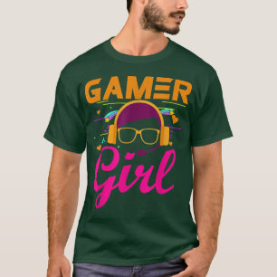 Camiseta Juegos divertidos de video de Chica de juegos Cute