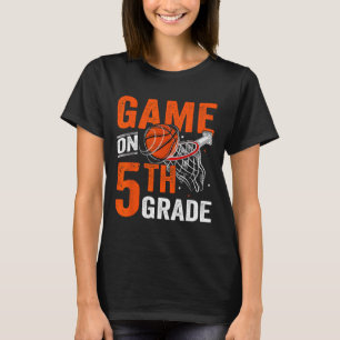 Camiseta Juegos Divertidos En Baloncesto De Quinto Grado Pr