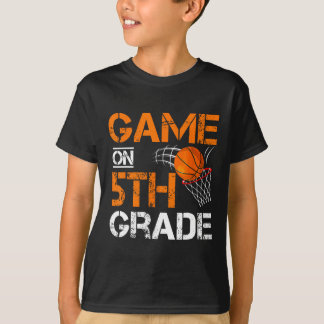 Camiseta Juegos Divertidos En Baloncesto De Quinto Grado Pr