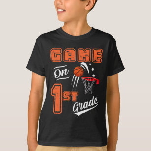 Camiseta Juegos Divertidos En Primer Grado De Baloncesto Pr