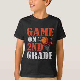 Camiseta Juegos divertidos sobre baloncesto de 2º grado de