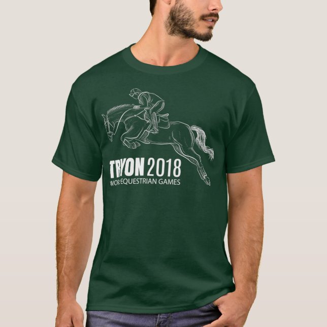 Camiseta Juegos ecuestres mundiales de Tryon (Anverso)
