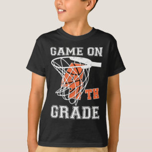 Camiseta Juegos En El Primer Día De La Escuela De Baloncest