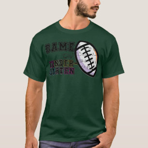 Camiseta Juegos en primer grado hincha americano de fútbol 