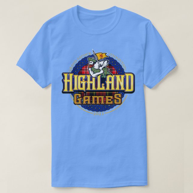 Camiseta Juegos Highland (Diseño del anverso)