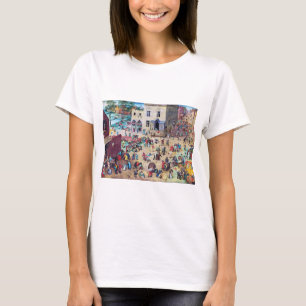 Camiseta Juegos infantiles, Pieter Bruegel