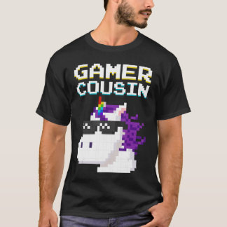 Camiseta Juegos Jugador Primo Unicornio Piel Regalo Multiju