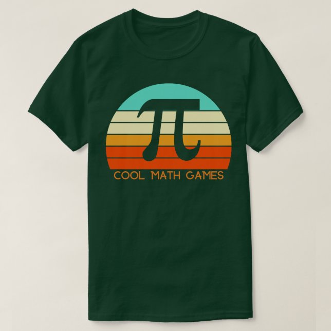 Camiseta juegos matemáticos geniales (Diseño del anverso)