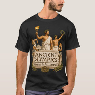Camiseta Juegos Olímpicos Antiguos Donde Todo Comenzó Greci