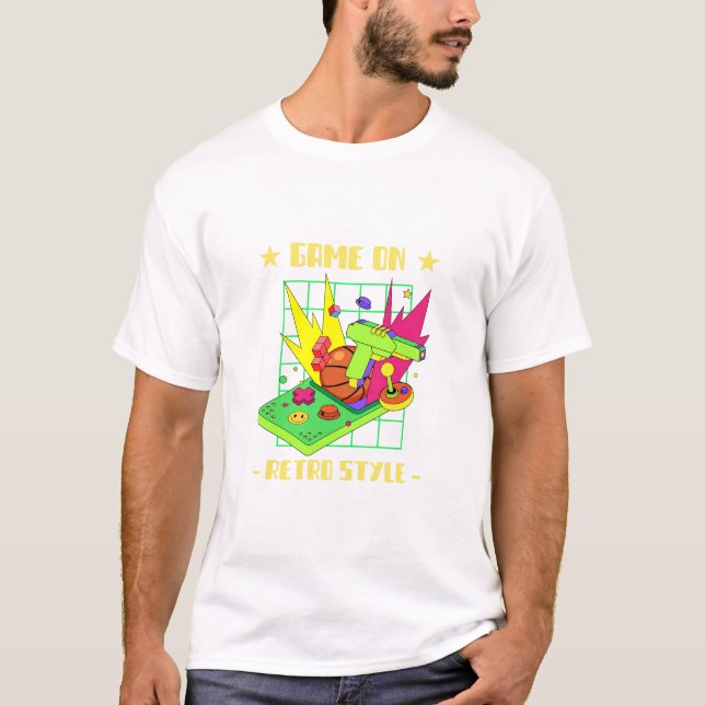 Camiseta juegos retro (Anverso)