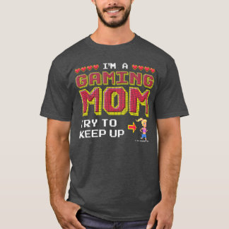 Camiseta Juegos Retro Estilo Gamer de los 90 Para Mamá retr