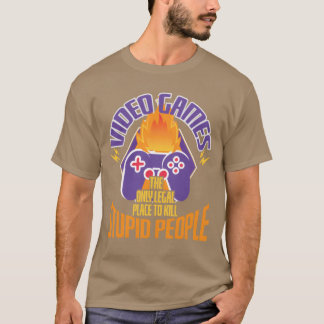 Camiseta Juegos solo lugar legal chico vintage