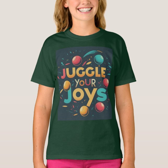 Camiseta Juegue a sus joyas, diseñadas (Anverso)