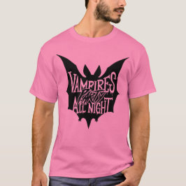 Camiseta Juerga Nocturna: Fiesta de Halloween de Vampiros