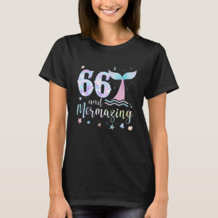 Camiseta Juerguista de cumpleaños número 66 que se fusiona
