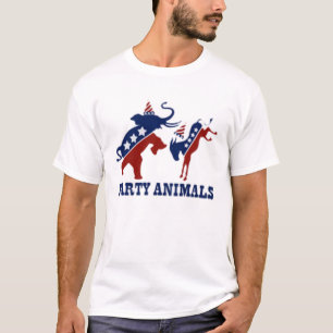 Camiseta Juerguistas Demócratas y republicanos