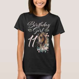 Camiseta Jueves 11.º cumpleaños Chica caballo 11 años