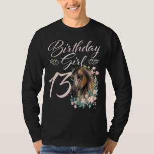 Camiseta Jueves 13.º cumpleaños Chica caballo 13 años