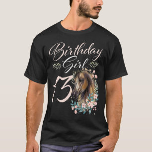 Camiseta Jueves 13.º cumpleaños Chica caballo 13 años
