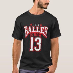 Camiseta Jueves 13 de cumpleaños de Baloncesto
