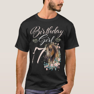 Camiseta Jueves 17.º cumpleaños Chica caballo 17 años