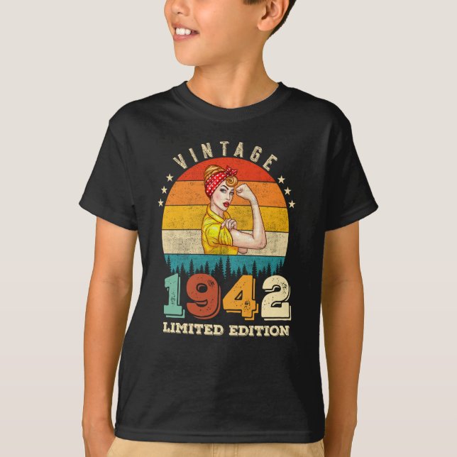Camiseta Jueves 1942 Vintage 83 Años (Anverso)