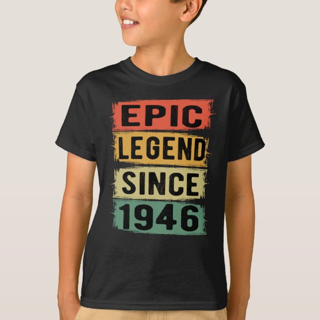 Camiseta Jueves 1946 Leyenda épica 79 cumpleaños (Anverso)