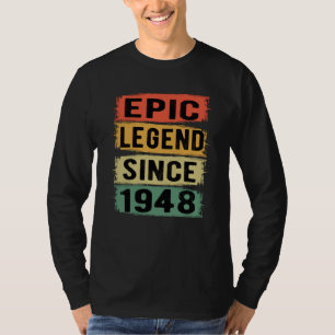 Camiseta Jueves 1948 Leyenda épica 77 cumpleaños