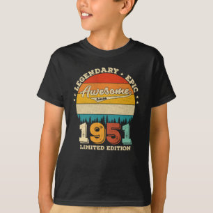 Camiseta Jueves 1951, día 74, maravilloso regalo de cumplea