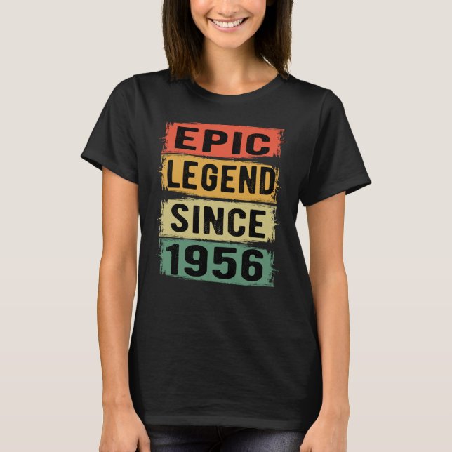 Camiseta Jueves 1956 Leyenda épica 69 cumpleaños (Anverso)