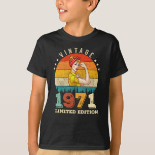 Camiseta Jueves 1971 Vintage 54th Birthday Women