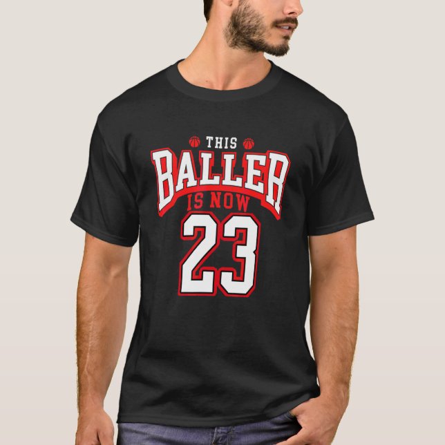 Camiseta Jueves 23 de Baloncesto de Cumpleaños (Anverso)
