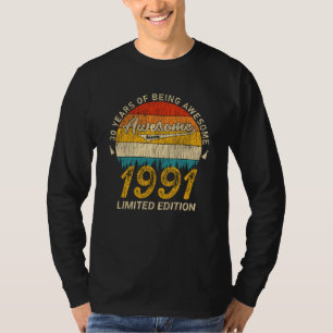 Camiseta Jueves 30 años 1991 Increíble desde los 30 años