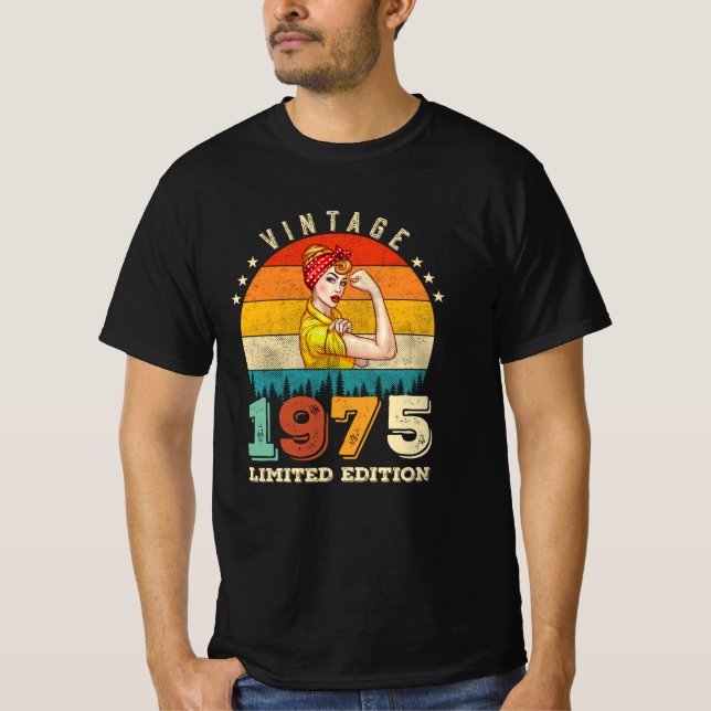 Camiseta Jueves 50 Años Jueves 1975 Vintage 50th Birthday W (Anverso)