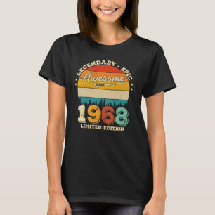Camiseta Jueves de cumpleaños 1968, 57 años, increíble rega