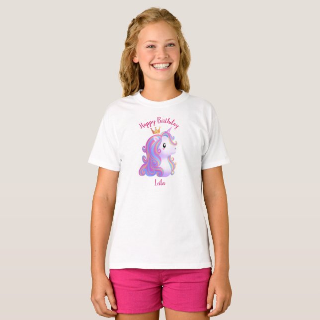 Camiseta Jueves de cumpleaños de Unicornio (Anverso completo)