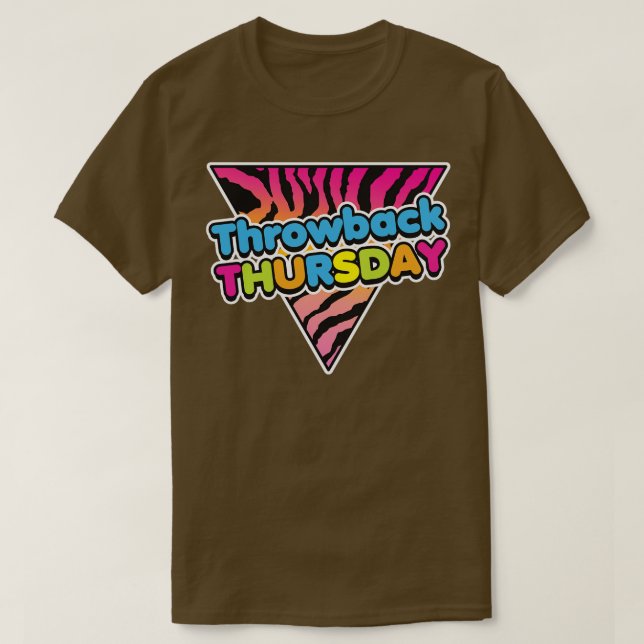 Camiseta Jueves de retroceso (Diseño del anverso)