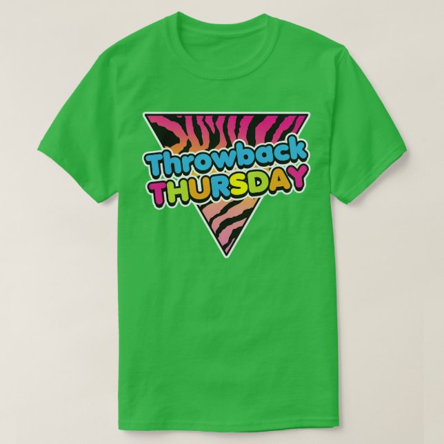 Camiseta Jueves de retroceso (Diseño del anverso)