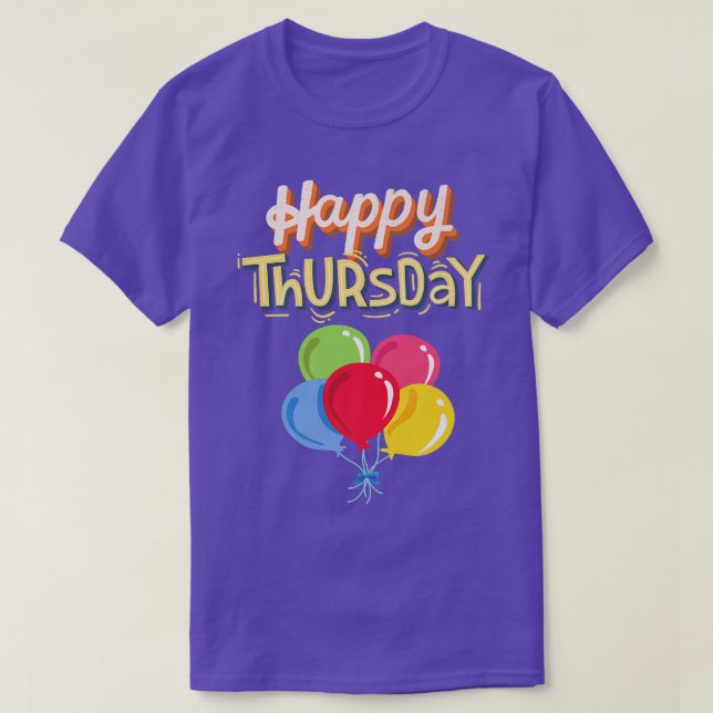Camiseta Jueves feliz (Diseño del anverso)