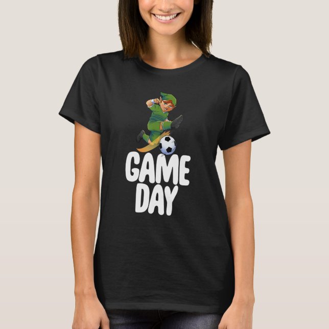 Camiseta Jueves Gnome Soccer Game Celebration Mujeres (Anverso)