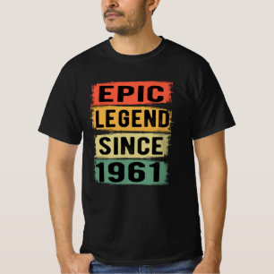 Camiseta Jueves Jueves 1961 Leyenda épica 61º cumpleaños