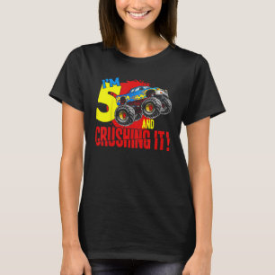 Camiseta Jueves Monstruo de Niños Cumpleaños Voy a aplastar