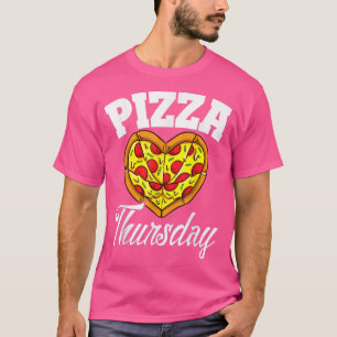 Camiseta Jueves Pizza Noche Funny Pizza Lover Fast Food T