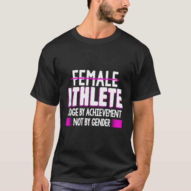 Camiseta Juez atleta Por Achievet No Diversión De Género (Anverso)