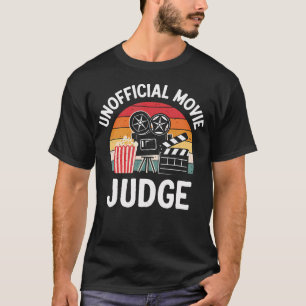 Camiseta Juez de Cine No Oficial Crítico de Cine No Remuner