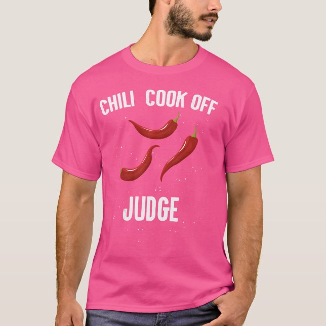 Camiseta Juez de Concurso de Chili Fiesta Pimienta Roja Esp (Anverso)